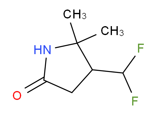 4-(difluoromethyl)-5,5-dimethylpyrrolidin-2-one