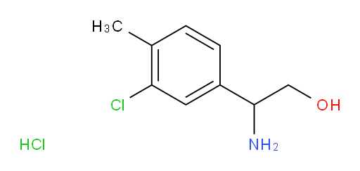 2-amino-2-(3-chloro-4-methylphenyl)ethan-1-ol hydrochloride