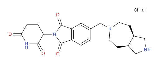5-{[(3aR,8aS)-decahydropyrrolo[3,4-d]azepin-6-yl]methyl}-2-(2,6-dioxopiperidin-3-yl)-2,3-dihydro-1H-isoindole-1,3-dione