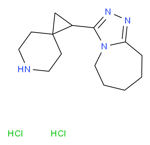 1-{5H,6H,7H,8H,9H-[1,2,4]triazolo[4,3-a]azepin-3-yl}-6-azaspiro[2.5]octane dihydrochloride