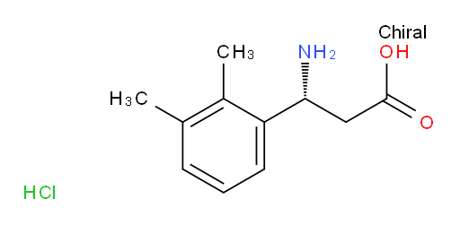 (3R)-3-amino-3-(2,3-dimethylphenyl)propanoic acid hydrochloride