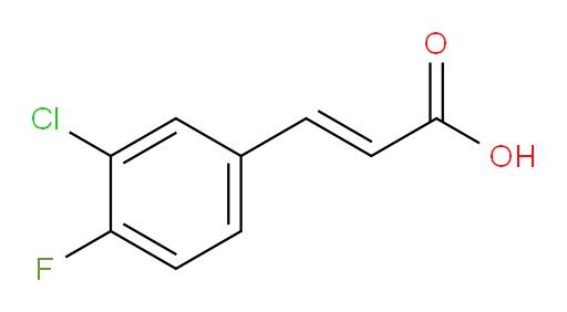 (2E)-3-(3-chloro-4-fluorophenyl)prop-2-enoic acid
