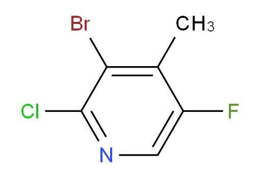 3-bromo-2-chloro-5-fluoro-4-methylpyridine
