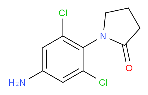1-(4-amino-2,6-dichlorophenyl)pyrrolidin-2-one
