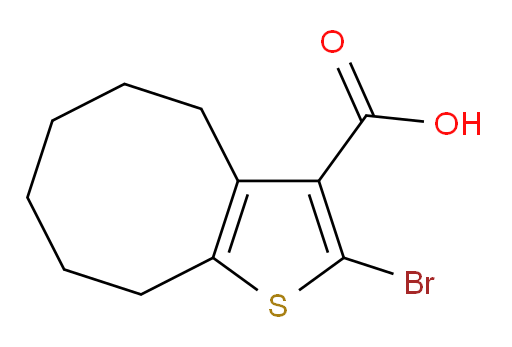 2-bromo-4H,5H,6H,7H,8H,9H-cycloocta[b]thiophene-3-carboxylic acid