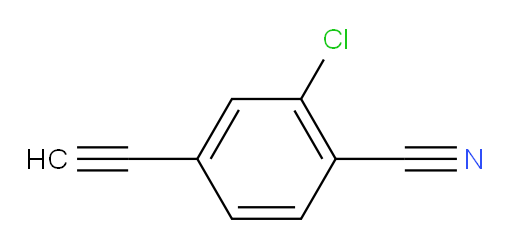 2-chloro-4-ethynylbenzonitrile
