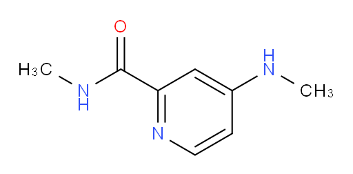 N-methyl-4-(methylamino)pyridine-2-carboxamide