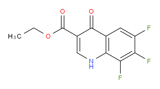 ethyl 6,7,8-trifluoro-4-oxo-1,4-dihydroquinoline-3-carboxylate