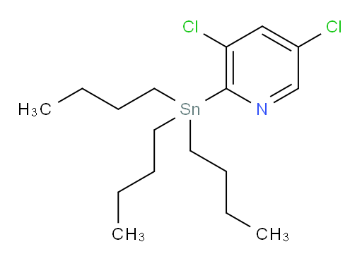 3,5-dichloro-2-(tributylstannyl)pyridine
