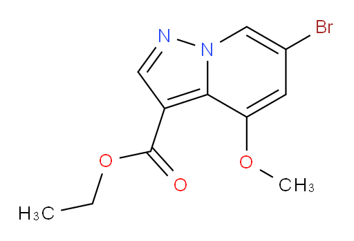 ethyl 6-bromo-4-methoxypyrazolo[1,5-a]pyridine-3-carboxylate