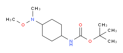 tert-butyl N-{4-[methoxy(methyl)amino]cyclohexyl}carbamate