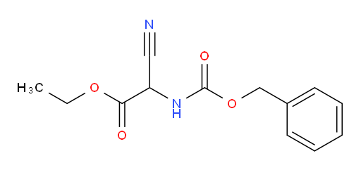 ethyl 2-{[(benzyloxy)carbonyl]amino}-2-cyanoacetate