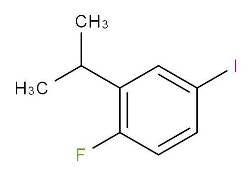 1-fluoro-4-iodo-2-(propan-2-yl)benzene