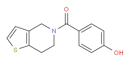 4-{4H,5H,6H,7H-thieno[3,2-c]pyridine-5-carbonyl}phenol