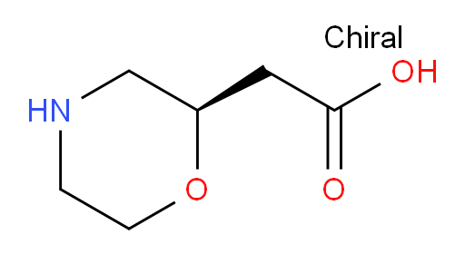 2-[(2R)-morpholin-2-yl]acetic acid