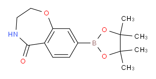 8-(tetramethyl-1,3,2-dioxaborolan-2-yl)-2,3,4,5-tetrahydro-1,4-benzoxazepin-5-one