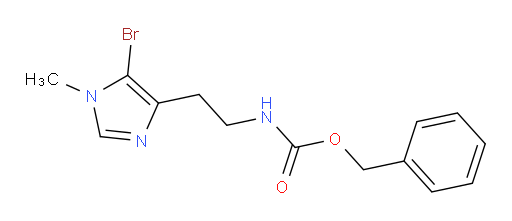 benzyl N-[2-(5-bromo-1-methyl-1H-imidazol-4-yl)ethyl]carbamate