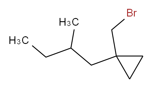 1-(bromomethyl)-1-(2-methylbutyl)cyclopropane