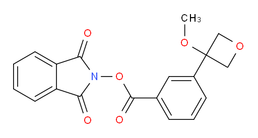 1,3-dioxo-2,3-dihydro-1H-isoindol-2-yl 3-(3-methoxyoxetan-3-yl)benzoate