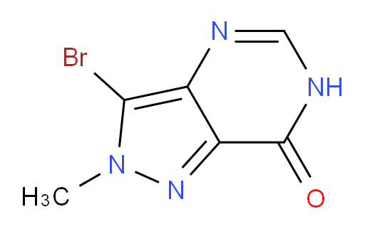 3-bromo-2-methyl-2H,6H,7H-pyrazolo[4,3-d]pyrimidin-7-one
