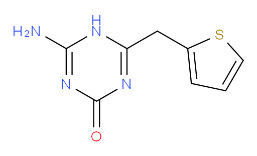 4-amino-6-[(thiophen-2-yl)methyl]-2,5-dihydro-1,3,5-triazin-2-one