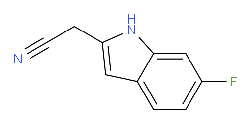 2-(6-fluoro-1H-indol-2-yl)acetonitrile
