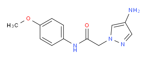 2-(4-amino-1H-pyrazol-1-yl)-N-(4-methoxyphenyl)acetamide