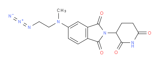 5-[(2-azidoethyl)(methyl)amino]-2-(2,6-dioxopiperidin-3-yl)-2,3-dihydro-1H-isoindole-1,3-dione