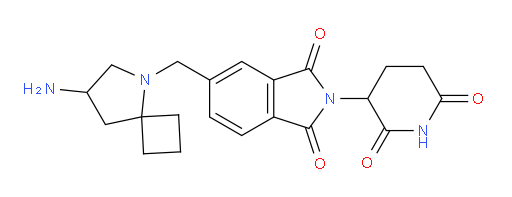 5-({7-amino-5-azaspiro[3.4]octan-5-yl}methyl)-2-(2,6-dioxopiperidin-3-yl)-2,3-dihydro-1H-isoindole-1,3-dione