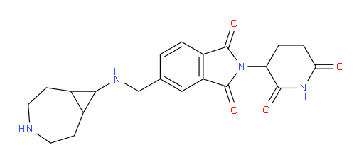 5-[({4-azabicyclo[5.1.0]octan-8-yl}amino)methyl]-2-(2,6-dioxopiperidin-3-yl)-2,3-dihydro-1H-isoindole-1,3-dione