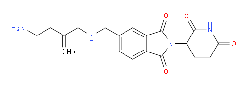 5-{[(4-amino-2-methylidenebutyl)amino]methyl}-2-(2,6-dioxopiperidin-3-yl)-2,3-dihydro-1H-isoindole-1,3-dione