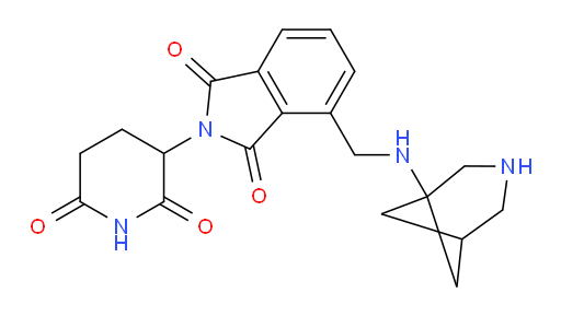4-[({3-azabicyclo[3.1.1]heptan-1-yl}amino)methyl]-2-(2,6-dioxopiperidin-3-yl)-2,3-dihydro-1H-isoindole-1,3-dione