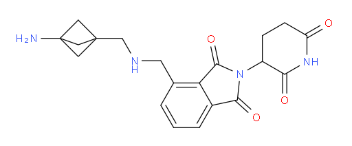4-{[({3-aminobicyclo[1.1.1]pentan-1-yl}methyl)amino]methyl}-2-(2,6-dioxopiperidin-3-yl)-2,3-dihydro-1H-isoindole-1,3-dione