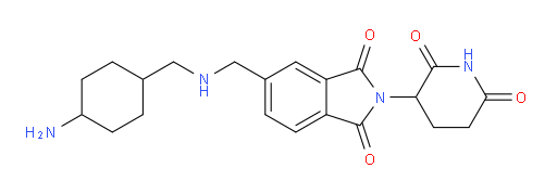 5-({[(4-aminocyclohexyl)methyl]amino}methyl)-2-(2,6-dioxopiperidin-3-yl)-2,3-dihydro-1H-isoindole-1,3-dione