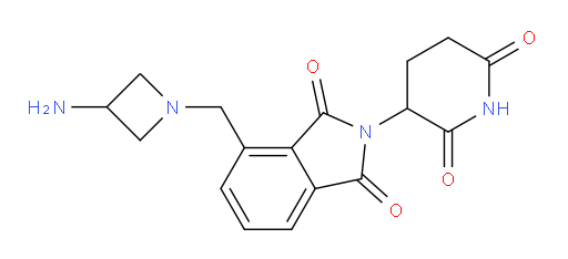 4-[(3-aminoazetidin-1-yl)methyl]-2-(2,6-dioxopiperidin-3-yl)-2,3-dihydro-1H-isoindole-1,3-dione