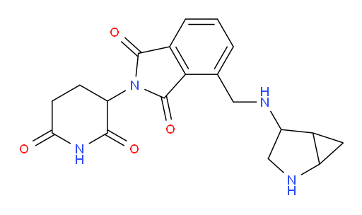 4-[({2-azabicyclo[3.1.0]hexan-4-yl}amino)methyl]-2-(2,6-dioxopiperidin-3-yl)-2,3-dihydro-1H-isoindole-1,3-dione