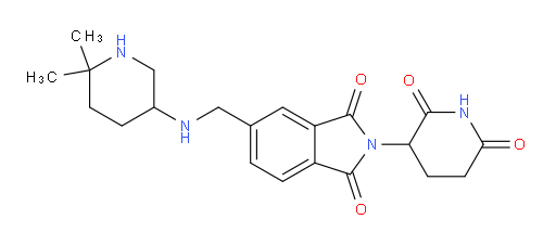 5-{[(6,6-dimethylpiperidin-3-yl)amino]methyl}-2-(2,6-dioxopiperidin-3-yl)-2,3-dihydro-1H-isoindole-1,3-dione
