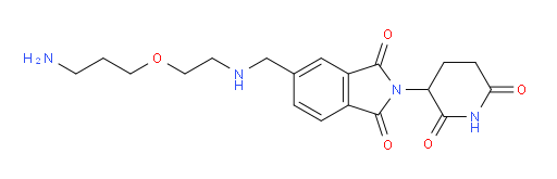 5-({[2-(3-aminopropoxy)ethyl]amino}methyl)-2-(2,6-dioxopiperidin-3-yl)-2,3-dihydro-1H-isoindole-1,3-dione