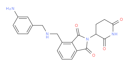 4-({[(3-aminophenyl)methyl]amino}methyl)-2-(2,6-dioxopiperidin-3-yl)-2,3-dihydro-1H-isoindole-1,3-dione