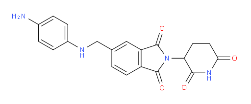 5-{[(4-aminophenyl)amino]methyl}-2-(2,6-dioxopiperidin-3-yl)-2,3-dihydro-1H-isoindole-1,3-dione