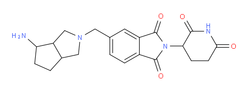 5-({4-amino-octahydrocyclopenta[c]pyrrol-2-yl}methyl)-2-(2,6-dioxopiperidin-3-yl)-2,3-dihydro-1H-isoindole-1,3-dione
