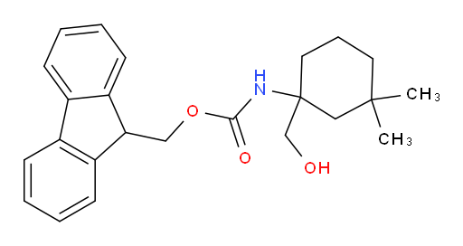 (9H-fluoren-9-yl)methyl N-[1-(hydroxymethyl)-3,3-dimethylcyclohexyl]carbamate
