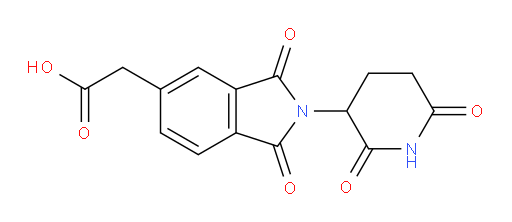 2-[2-(2,6-dioxopiperidin-3-yl)-1,3-dioxo-2,3-dihydro-1H-isoindol-5-yl]acetic acid