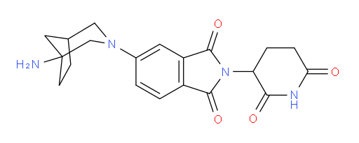 5-{1-amino-3-azabicyclo[3.2.1]octan-3-yl}-2-(2,6-dioxopiperidin-3-yl)-2,3-dihydro-1H-isoindole-1,3-dione