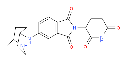 5-({6-azabicyclo[3.2.1]octan-2-yl}amino)-2-(2,6-dioxopiperidin-3-yl)-2,3-dihydro-1H-isoindole-1,3-dione