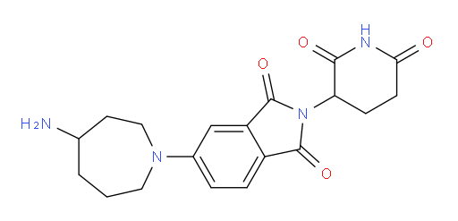 5-(4-aminoazepan-1-yl)-2-(2,6-dioxopiperidin-3-yl)-2,3-dihydro-1H-isoindole-1,3-dione