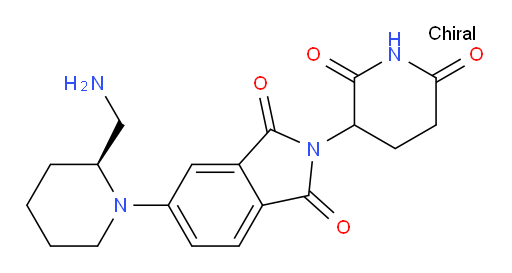 5-[(2S)-2-(aminomethyl)piperidin-1-yl]-2-(2,6-dioxopiperidin-3-yl)-2,3-dihydro-1H-isoindole-1,3-dione