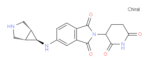 5-{[(1R,5S,6R)-3-azabicyclo[3.1.0]hexan-6-yl]amino}-2-(2,6-dioxopiperidin-3-yl)-2,3-dihydro-1H-isoindole-1,3-dione