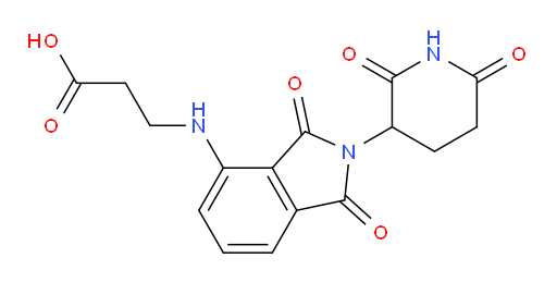 3-{[2-(2,6-dioxopiperidin-3-yl)-1,3-dioxo-2,3-dihydro-1H-isoindol-4-yl]amino}propanoic acid
