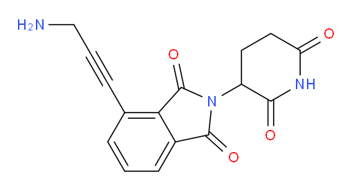 4-(3-aminoprop-1-yn-1-yl)-2-(2,6-dioxopiperidin-3-yl)-2,3-dihydro-1H-isoindole-1,3-dione